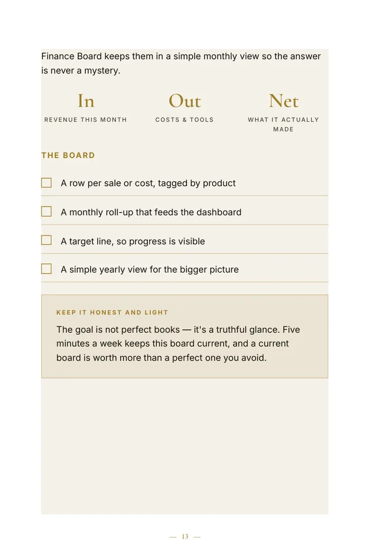 The Command Center — sample page 4