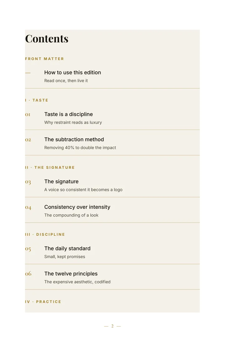 The Standard — sample page 1