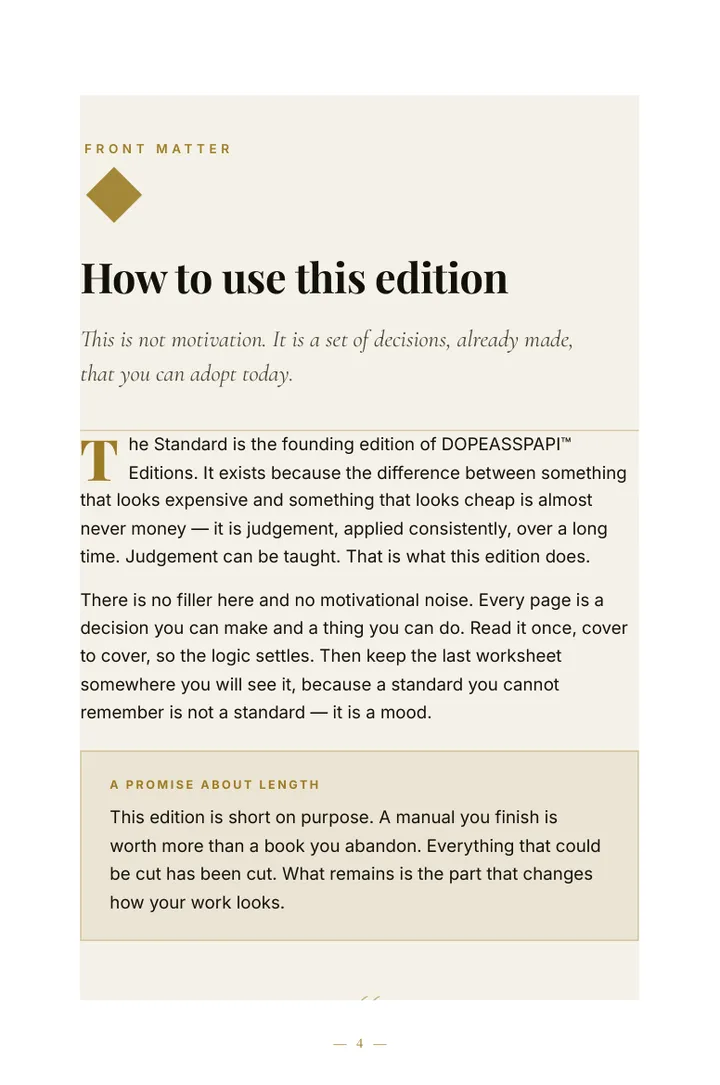 The Standard — sample page 2