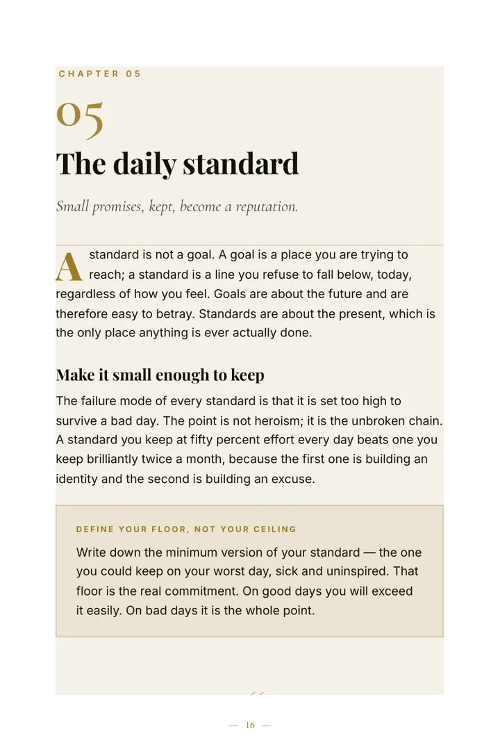 The Standard — sample page 4