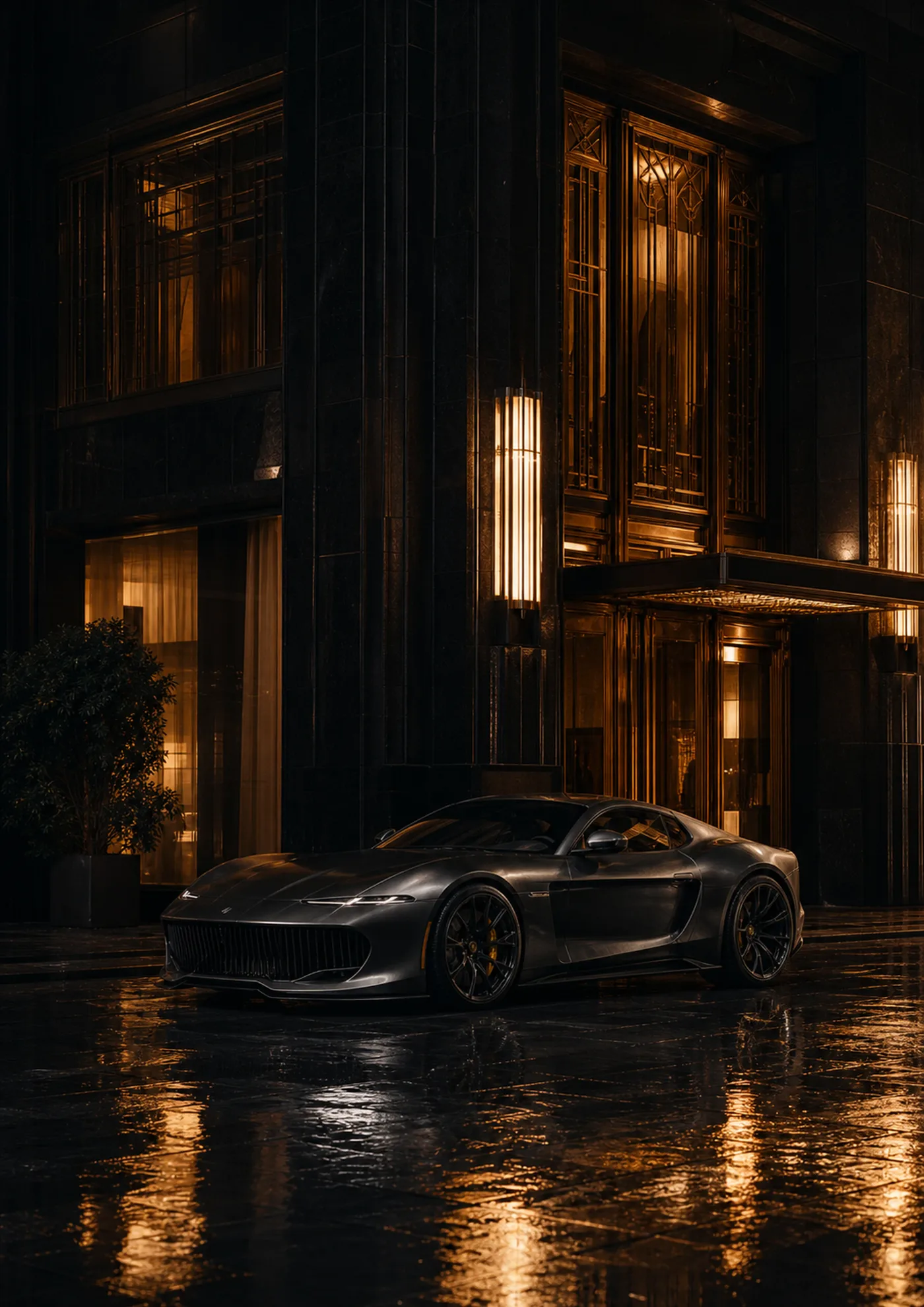 Art Deco After Rain — fine-art print