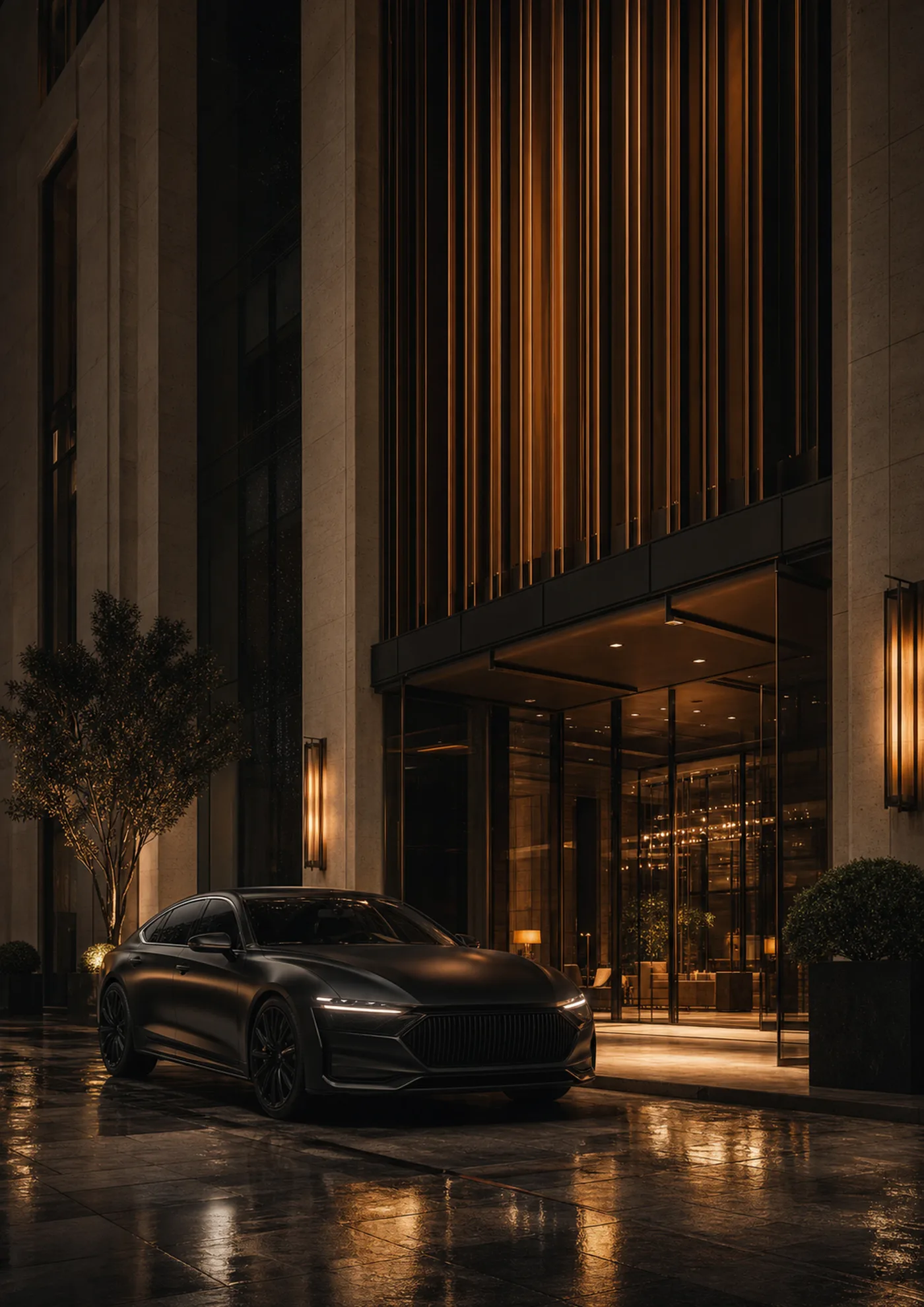 Bronze Tower Arrival — fine-art print