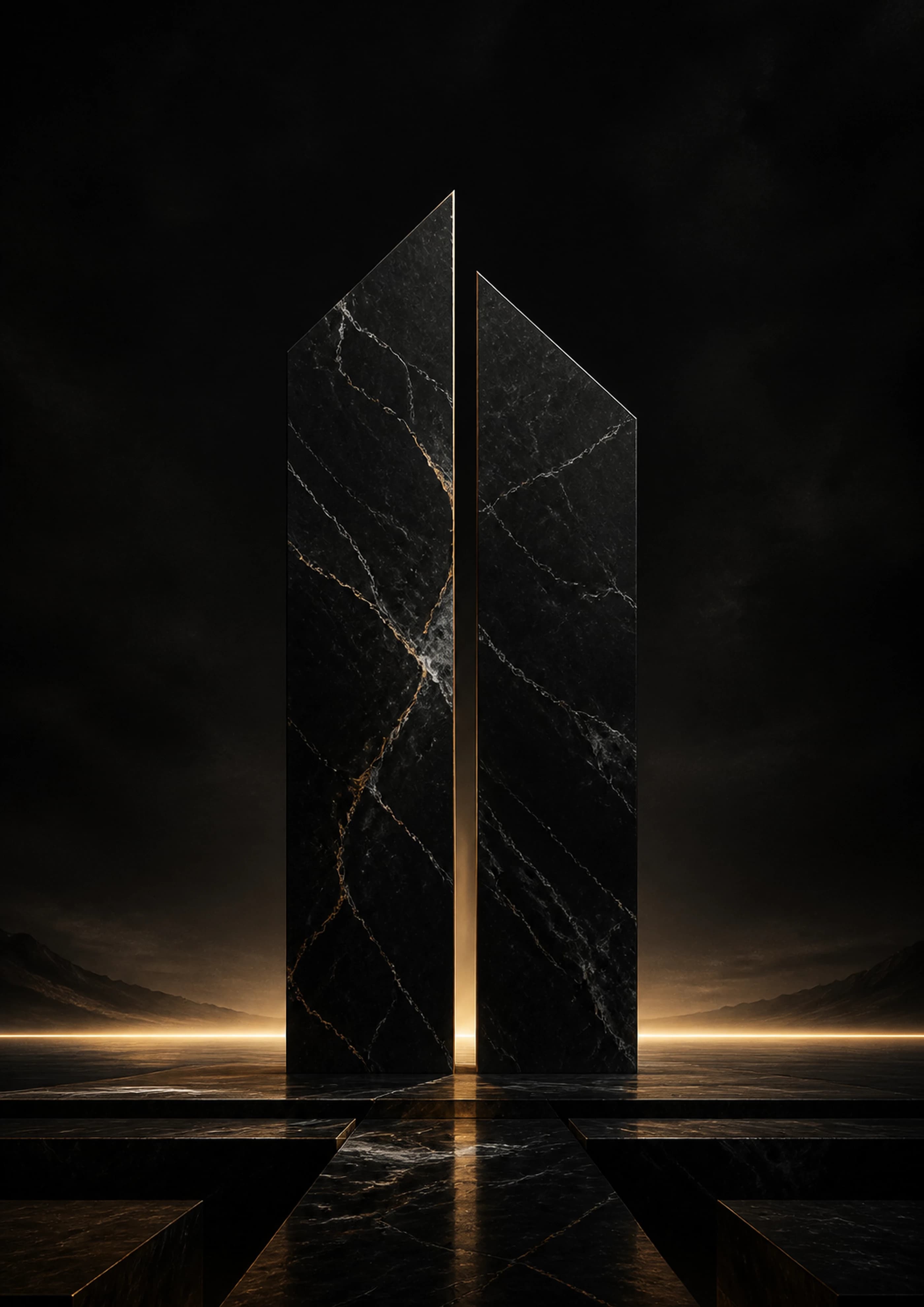 Obsidian Authority luxury art poster