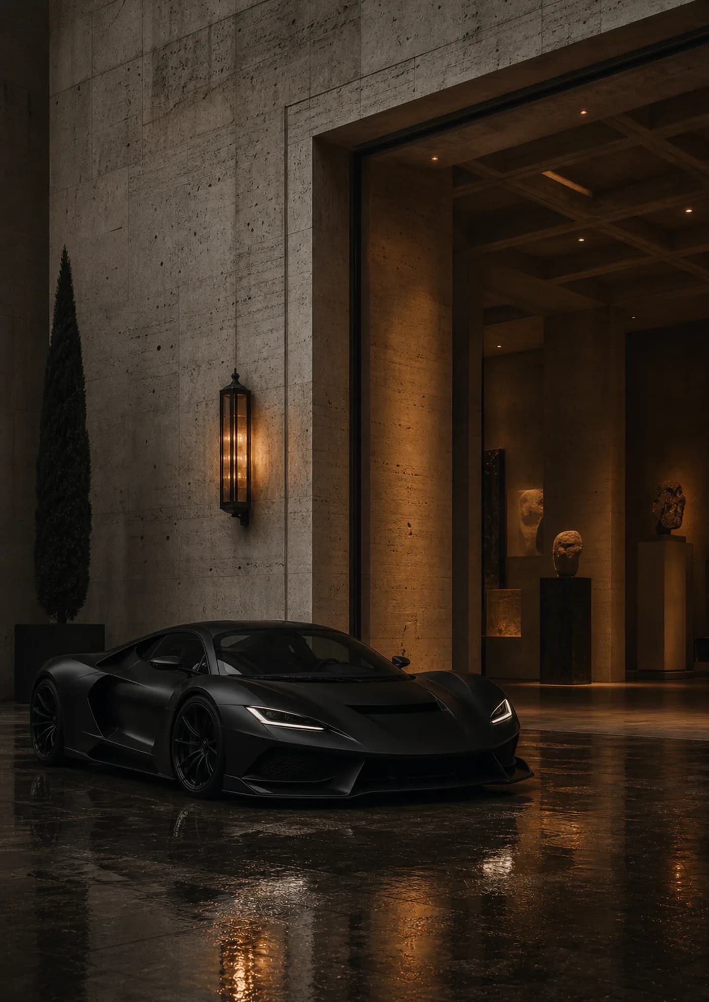 Private Museum Garage — fine-art print