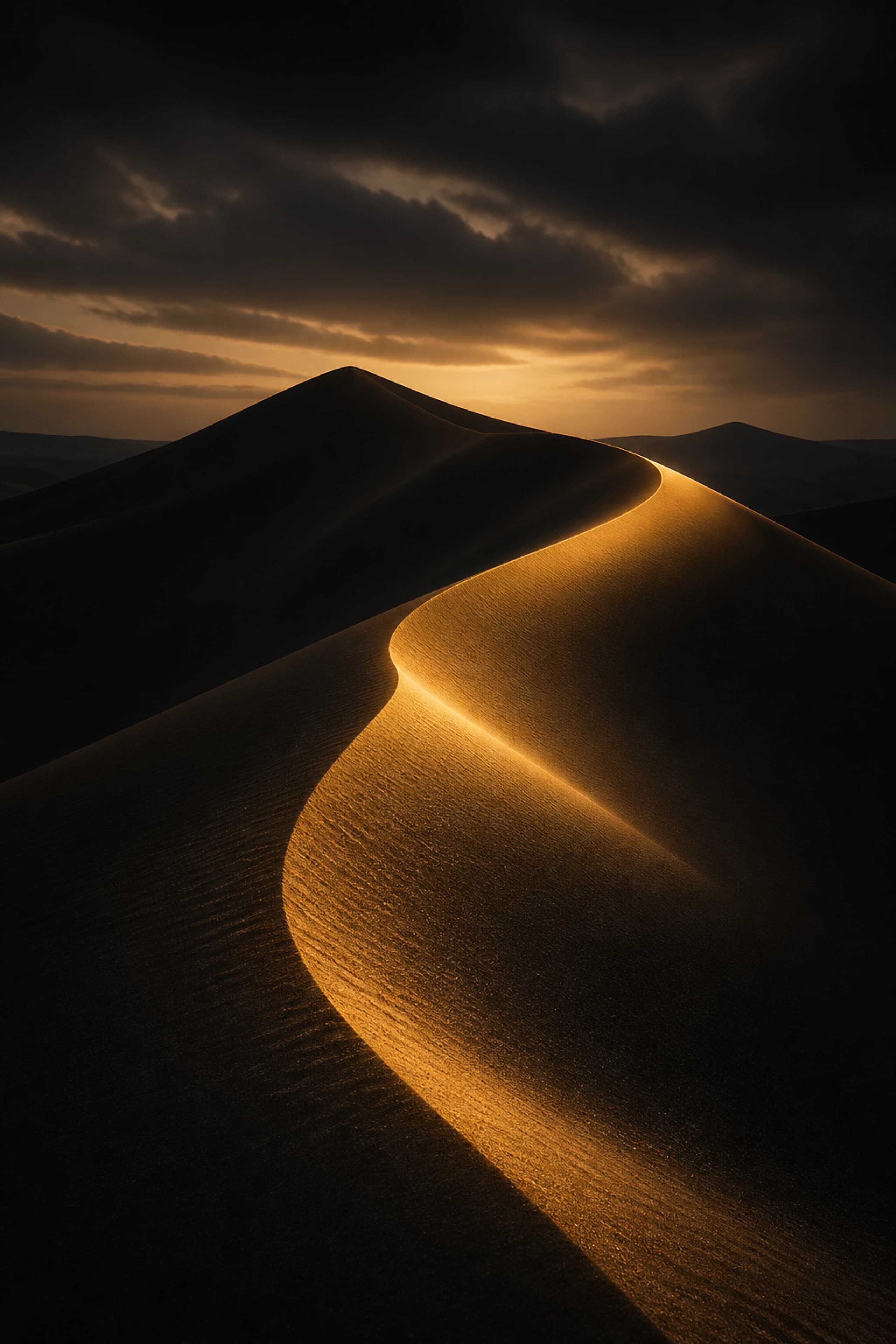 Desert Gilt — original mobile artwork from the Dubai After Dark collection
