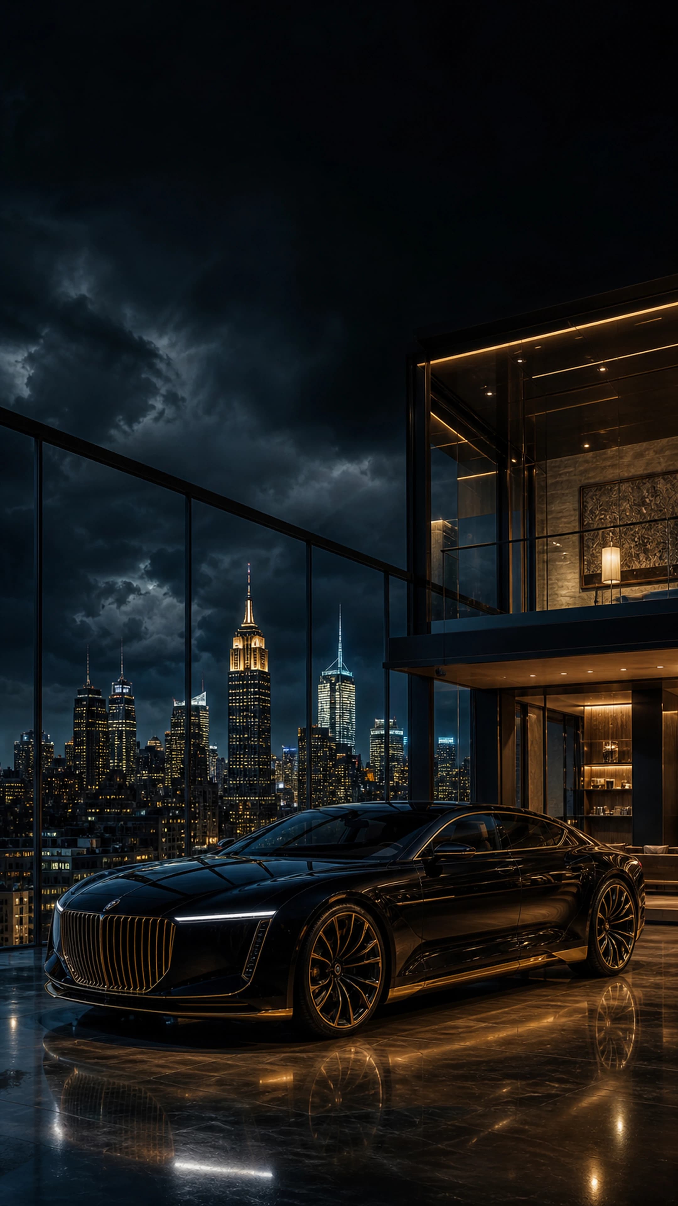 Manhattan Sky Garage — original mobile artwork from the Estates collection