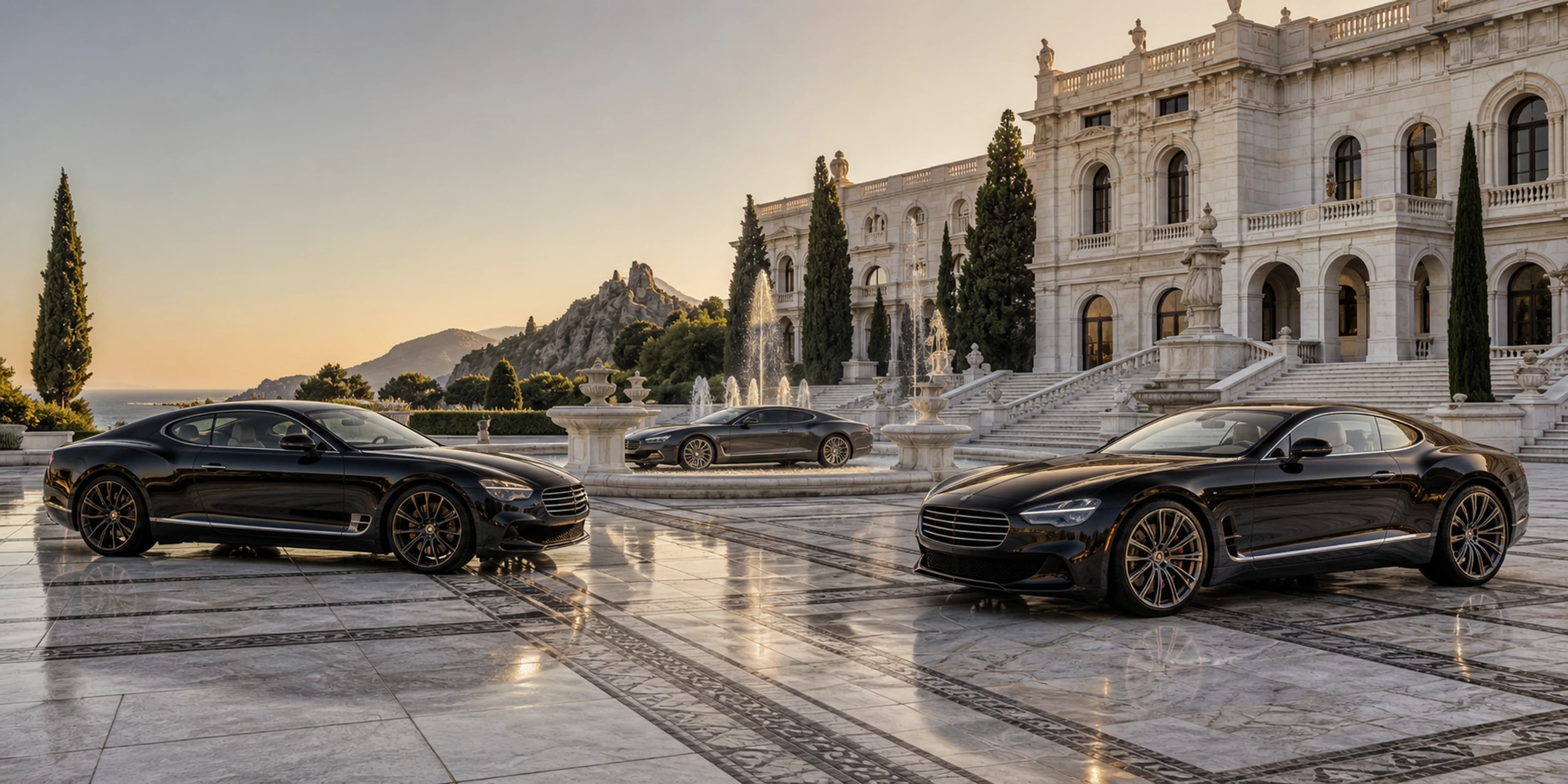 Mediterranean Palace — original desktop artwork from the Estates collection