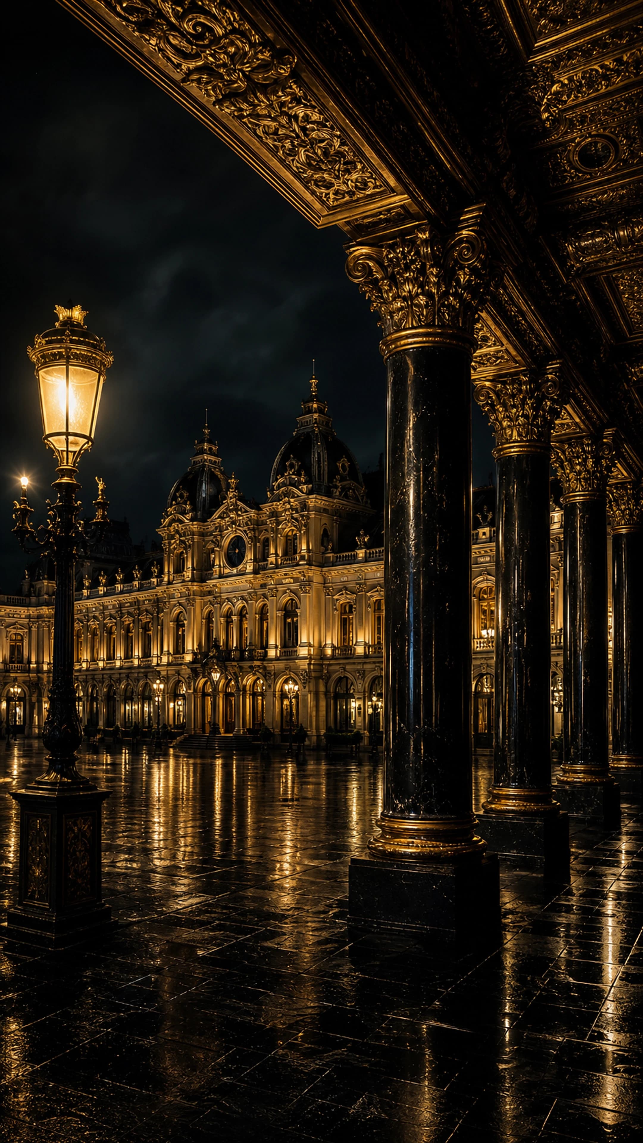 Place du Casino — original mobile artwork from the Monaco Nights collection