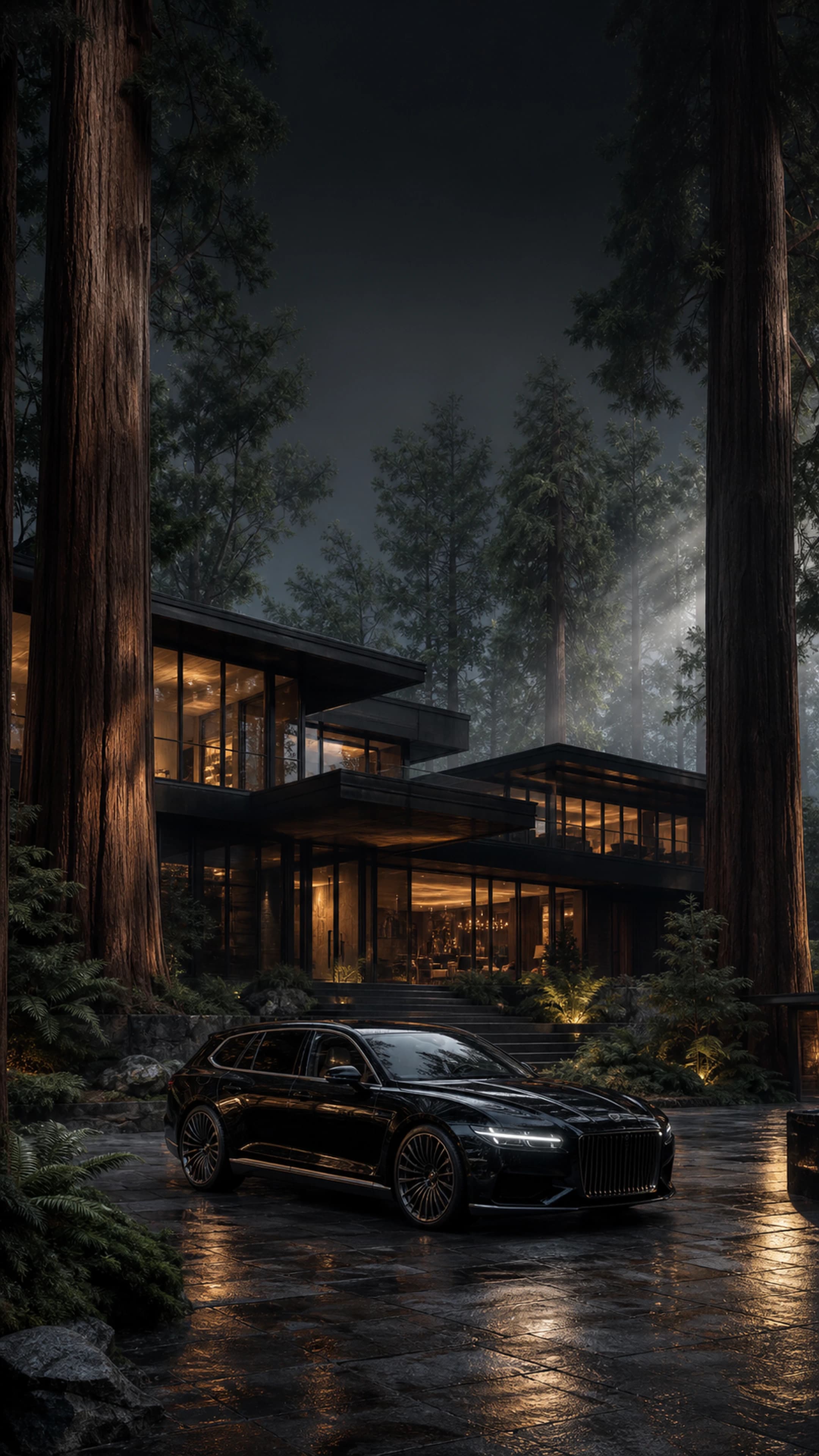 Redwood Private Residence — original mobile artwork from the Estates collection