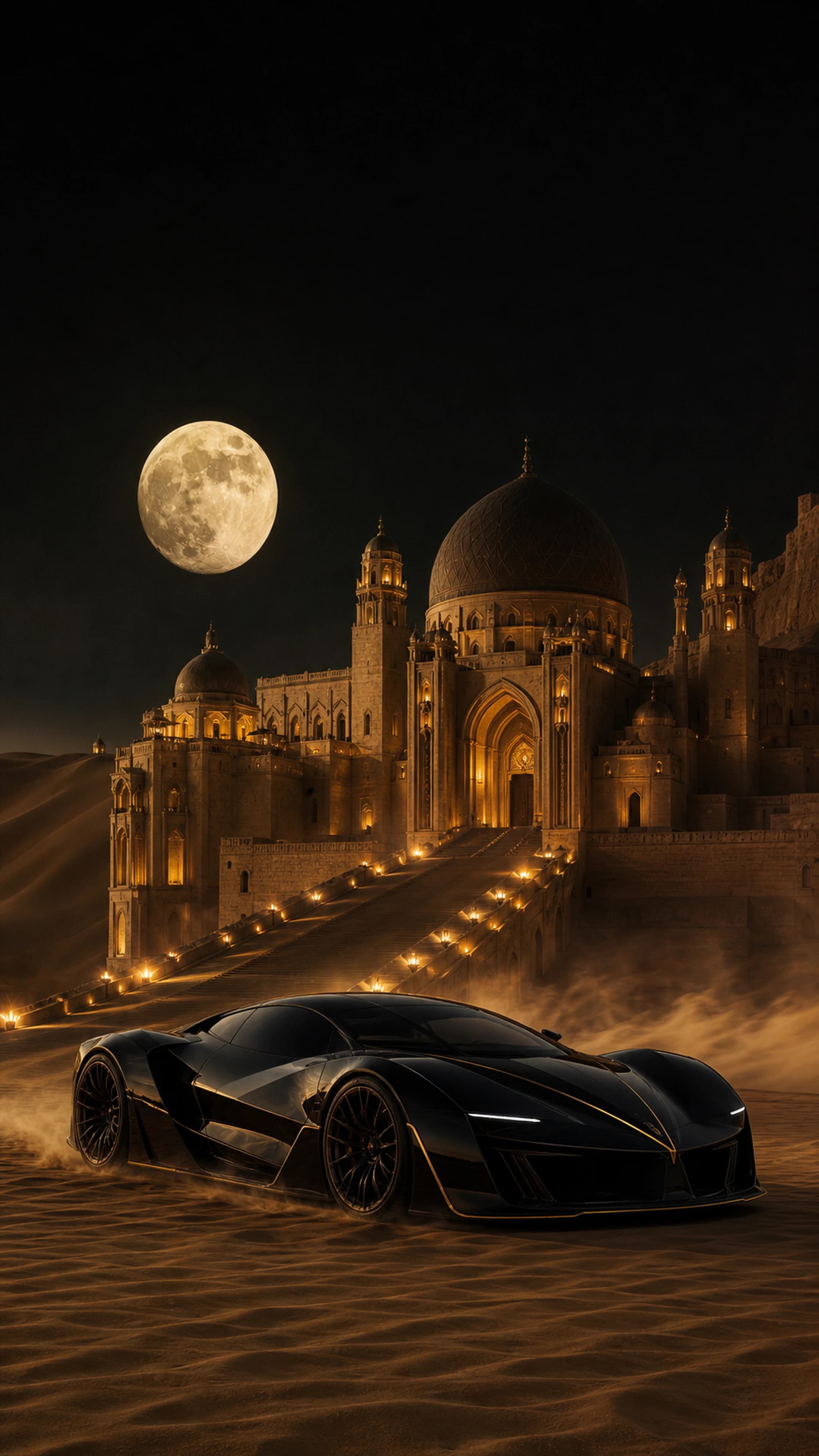 Sahara Moon Palace — original mobile artwork from the Estates collection