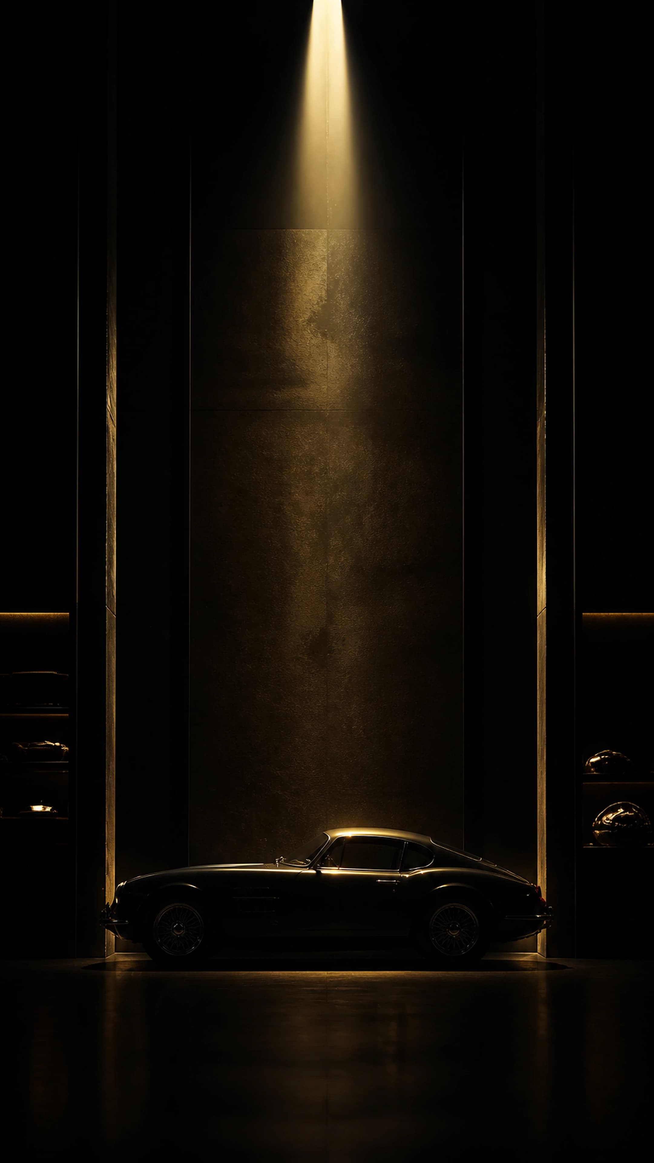 Under the Spotlight — original mobile artwork from the Gold Rush Garage collection